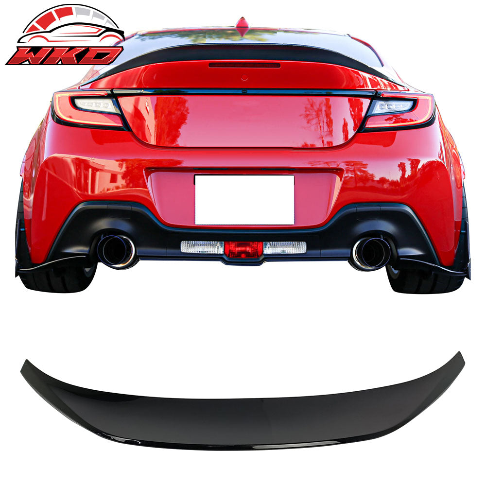 Fits 22-26 Toyota GR86/Subaru BRZ 2nd TRD Style Gloss Black Rear Trunk Spoiler