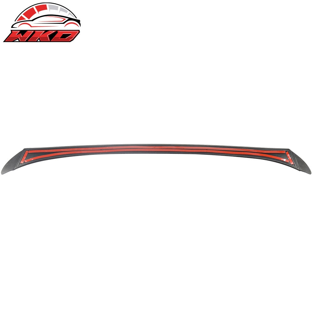 Fits 06-11 BMW E90 3 Series Sedan A Style Matte Black Rear Trunk Spoiler Wing