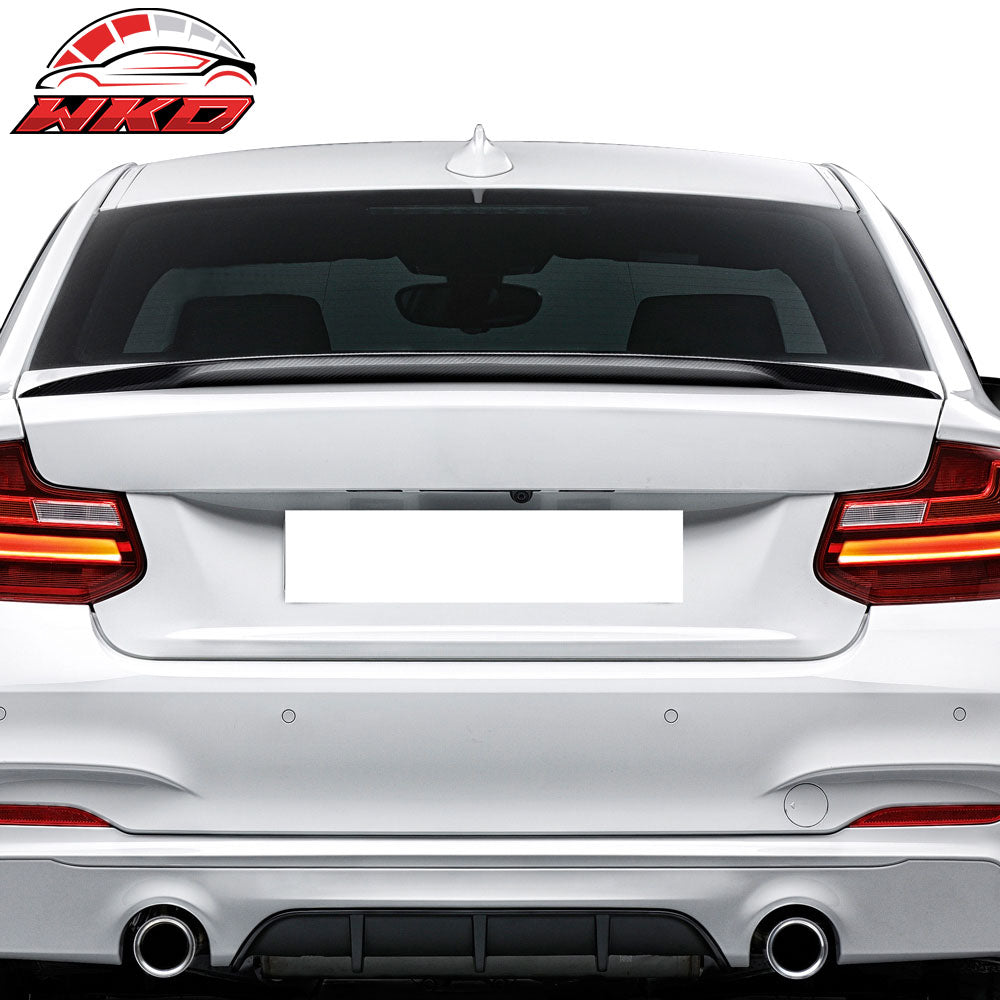 Fits 14-21 BMW 2-Series F22 Coupe Performance Style Matte Black Trunk Spoiler