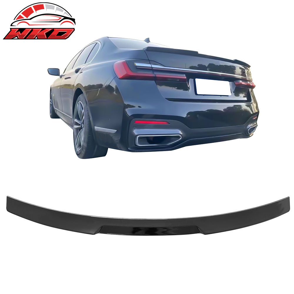 Fits 20-22 BMW G12 7-Series 740i 745e Rear Trunk Spoiler Wing Gloss Black - ABS