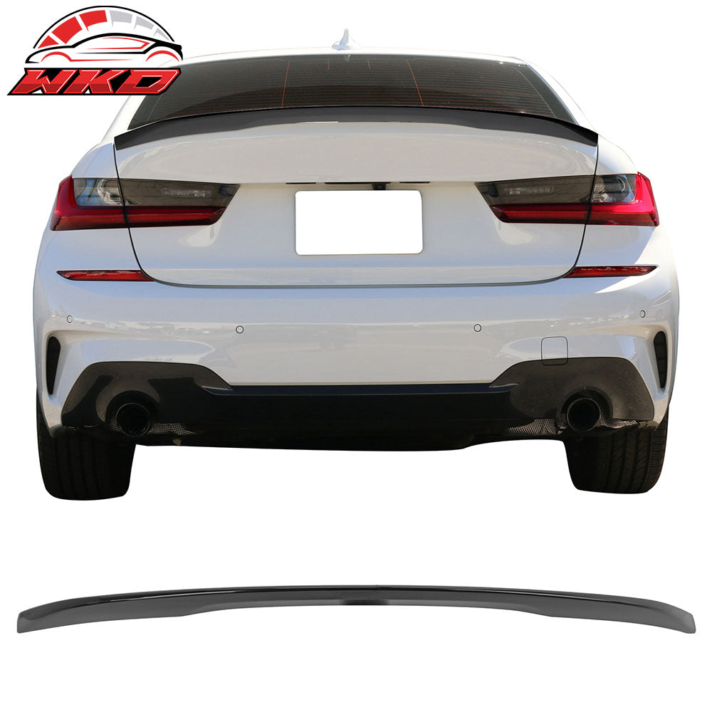 Fits 19-26 BMW G20 3-Series G80 M3 MP Style Trunk Spoiler Lip Painted #475 Black