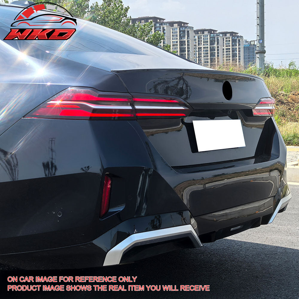 Fits 24-25 BMW G60 5 Series G90 M5 Sedan M Sport Style Trunk Spoiler Gloss Black