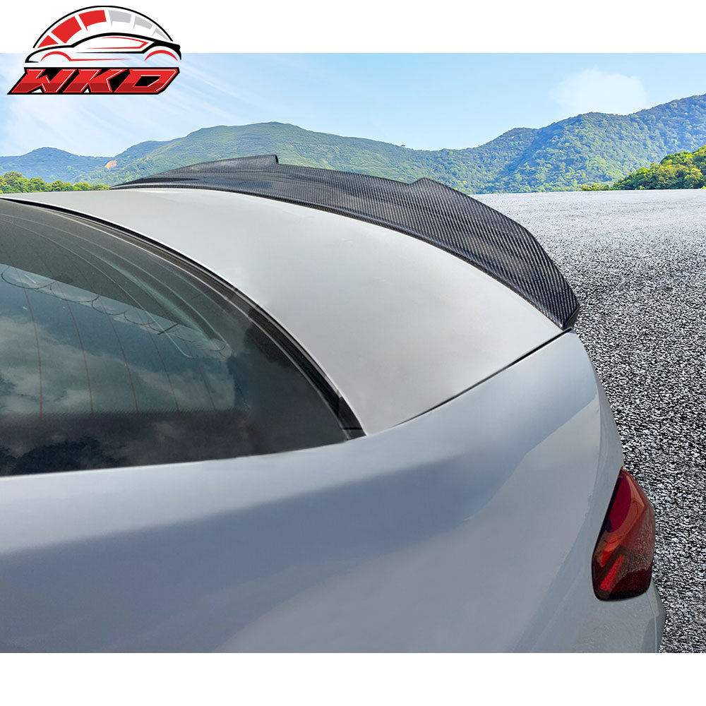 Dry Carbon Fiber Fit 19-26 BMW G20 3 Series 21-25 G80 M3 PSM Style Trunk Spoiler