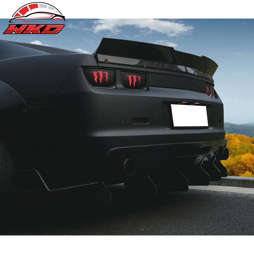 Fits 10-13 Chevrolet Camaro Rear Trunk Spoiler Wing Lip IKON Style Unpainted PP