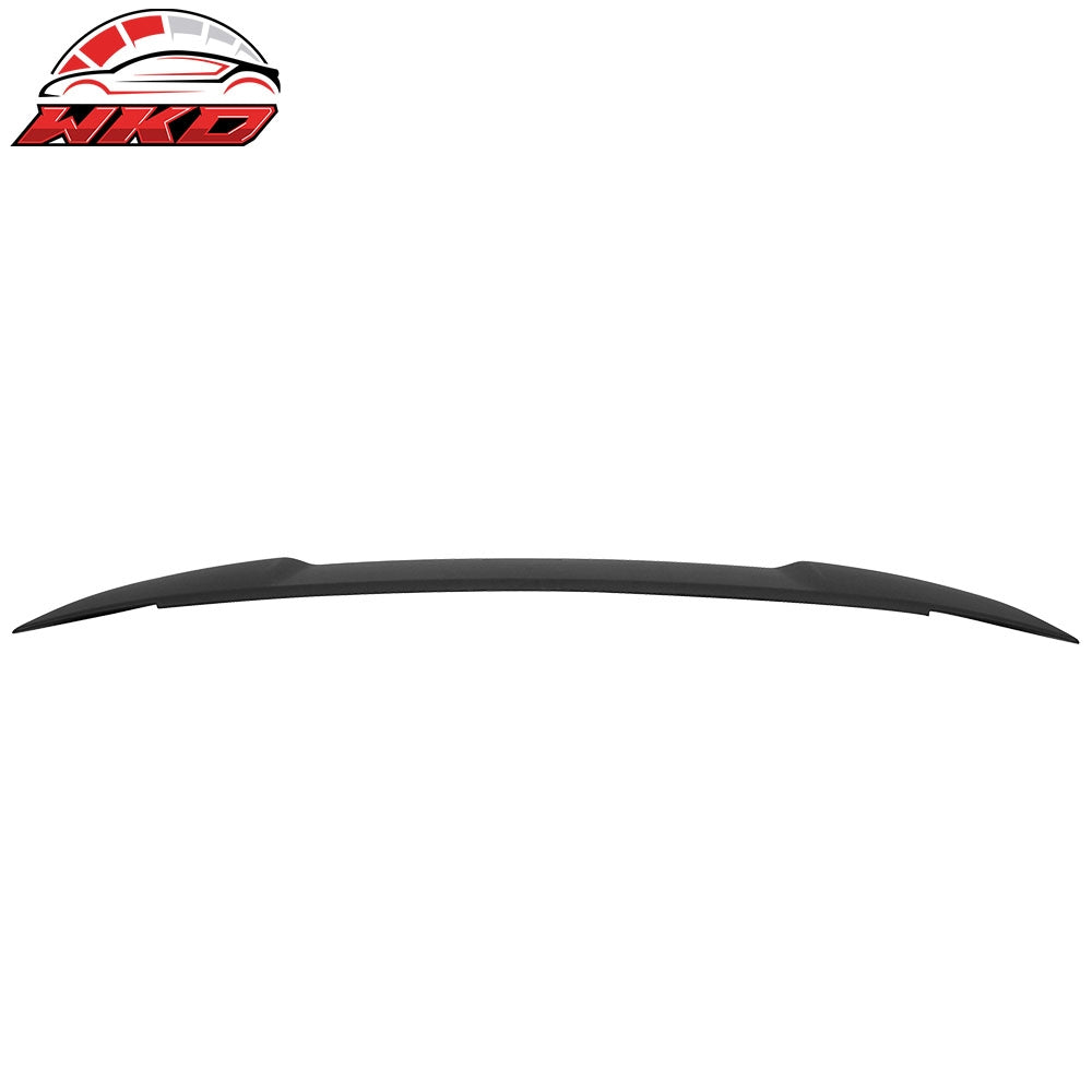 Fits 11-14 Dodge Charger SRT Style Rear Trunk Spoiler Wing Lip Matte Black ABS