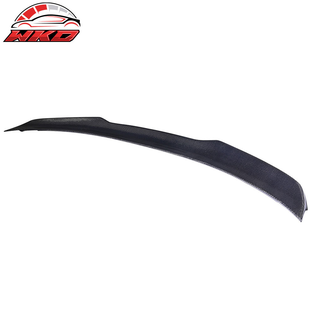 Fits 15-23 Ford Mustang Coupe High Kick V Style Trunk Spoiler Matte Carbon Fiber