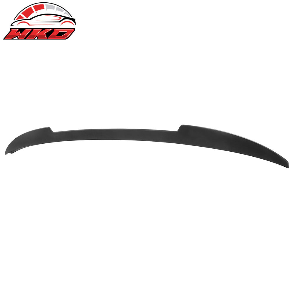 Fits 21-25 Ford Mustang Mach-E IKON Style Matte Black MID Trunk Spoiler Wing ABS