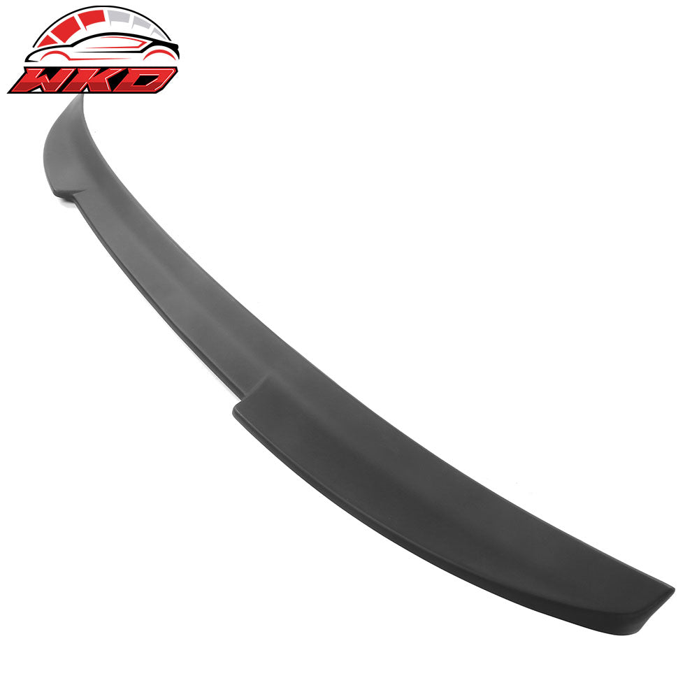 Fits 21-25 Ford Mustang Mach-E IKON Style Matte Black MID Trunk Spoiler Wing ABS