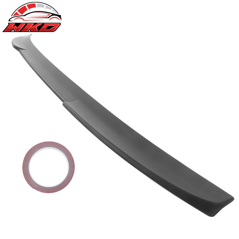 Fits 21-25 Ford Mustang Mach-E IKON Style Matte Black MID Trunk Spoiler Wing ABS