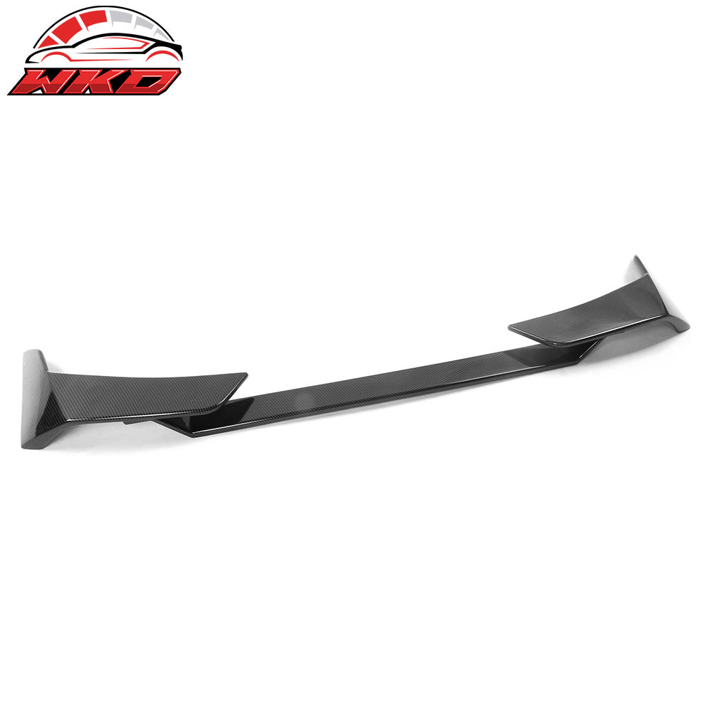 Fits 21-25 Ford Mustang Mach-E 3PCS Rear Trunk Spoiler ABS Carbon Fiber Print