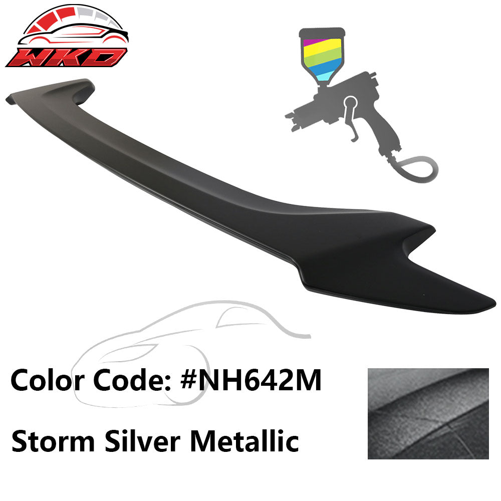 Fits 16-20 Honda Civic OE Style Trunk Spoiler ABS #NH642M Storm Silver Metallic