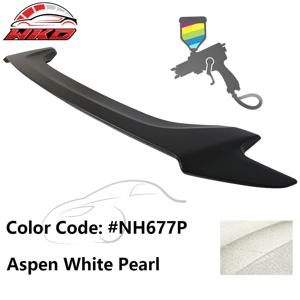 FOR 16-20 Honda Civic Coupe OE Style Trunk Spoiler ABS #NH677P Aspen White Pearl