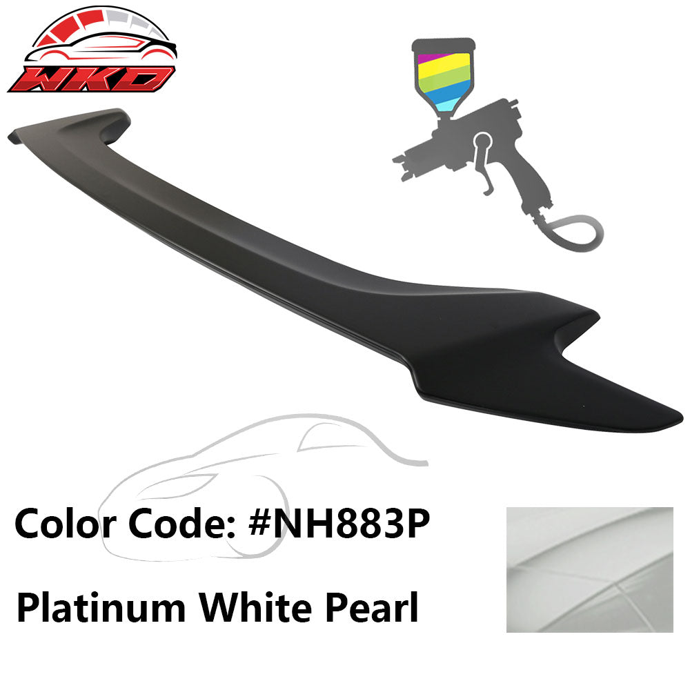 Fits 16-20 Honda Civic OE Style Trunk Spoiler ABS #NH883P Platinum White Pearl