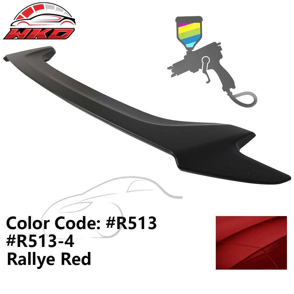 Fits 16-20 Honda Civic Coupe OE Style Trunk Spoiler ABS #R513, R513-4 Rallye Red