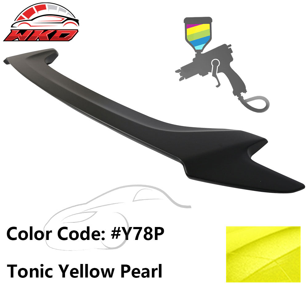 Fits 16-20 Honda Civic Coupe OE Style Trunk Spoiler ABS #Y78P Tonic Yellow Pearl