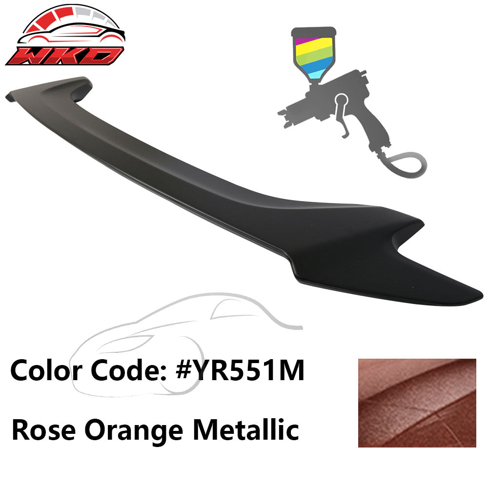 Fits 16-20 Honda Civic OE Style Trunk Spoiler ABS #YR551M Rose Orange Metallic