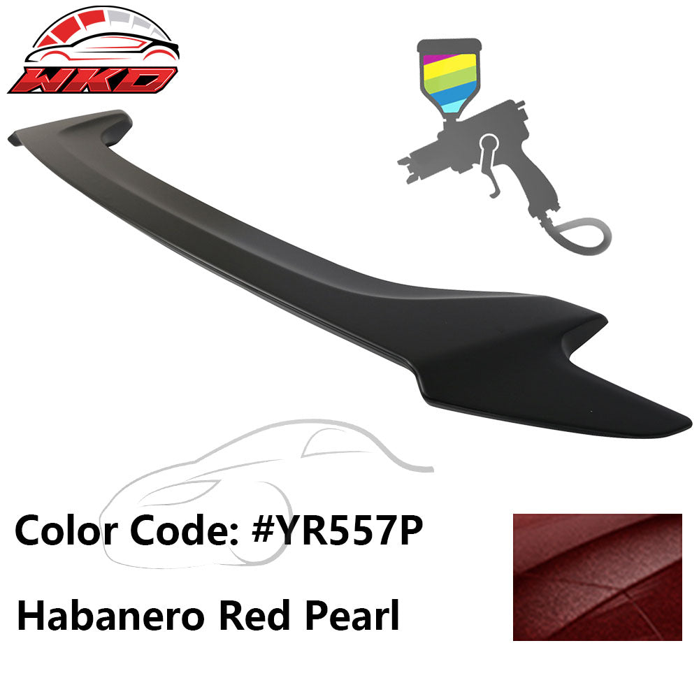 Fits 16-20 Honda Civic OE Style Trunk Spoiler ABS #YR557P Habanero Red Pearl