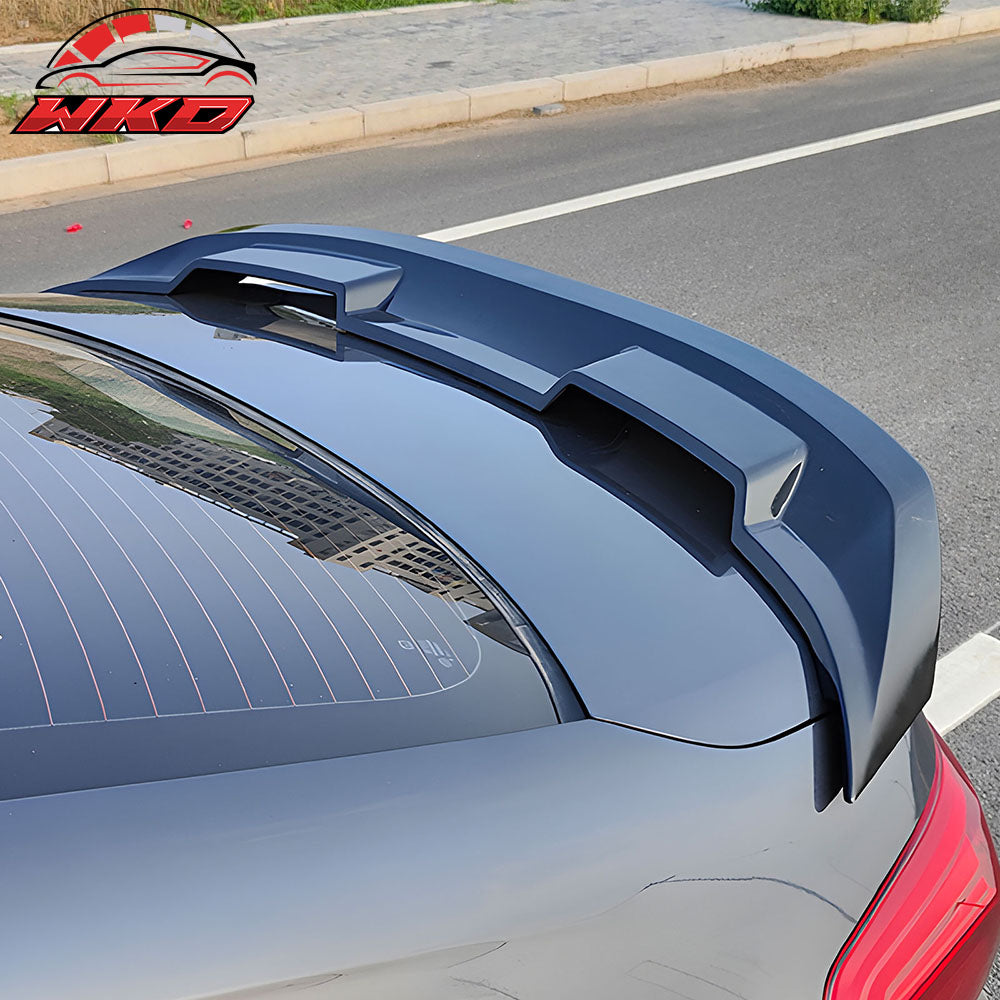 Fits 22-26 Honda Civic 11th Gen Sedan Trunk Spoiler Gloss Black Rear Wing ABS