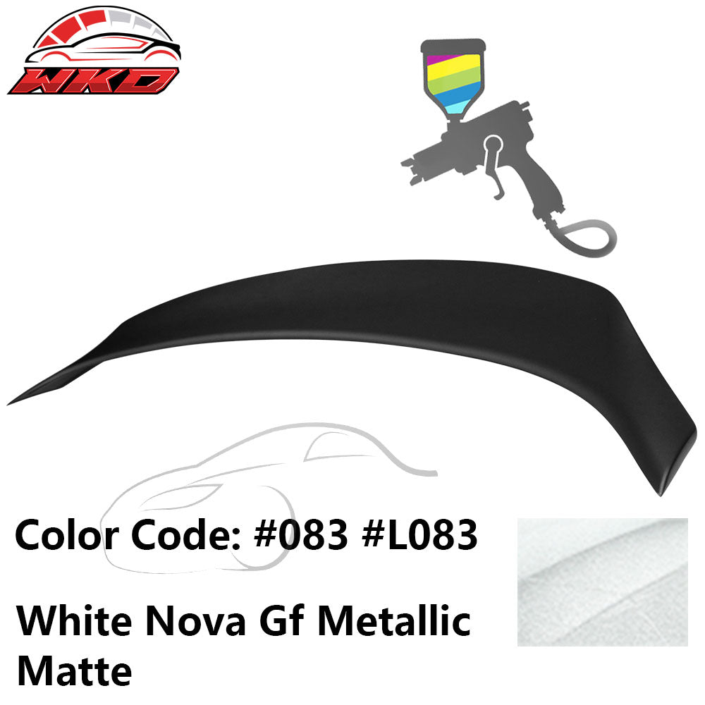 Fits 14-20 Lexus IS250 IS300 IS350 Type A #083 White Nova Gf Matte Trunk Spoiler