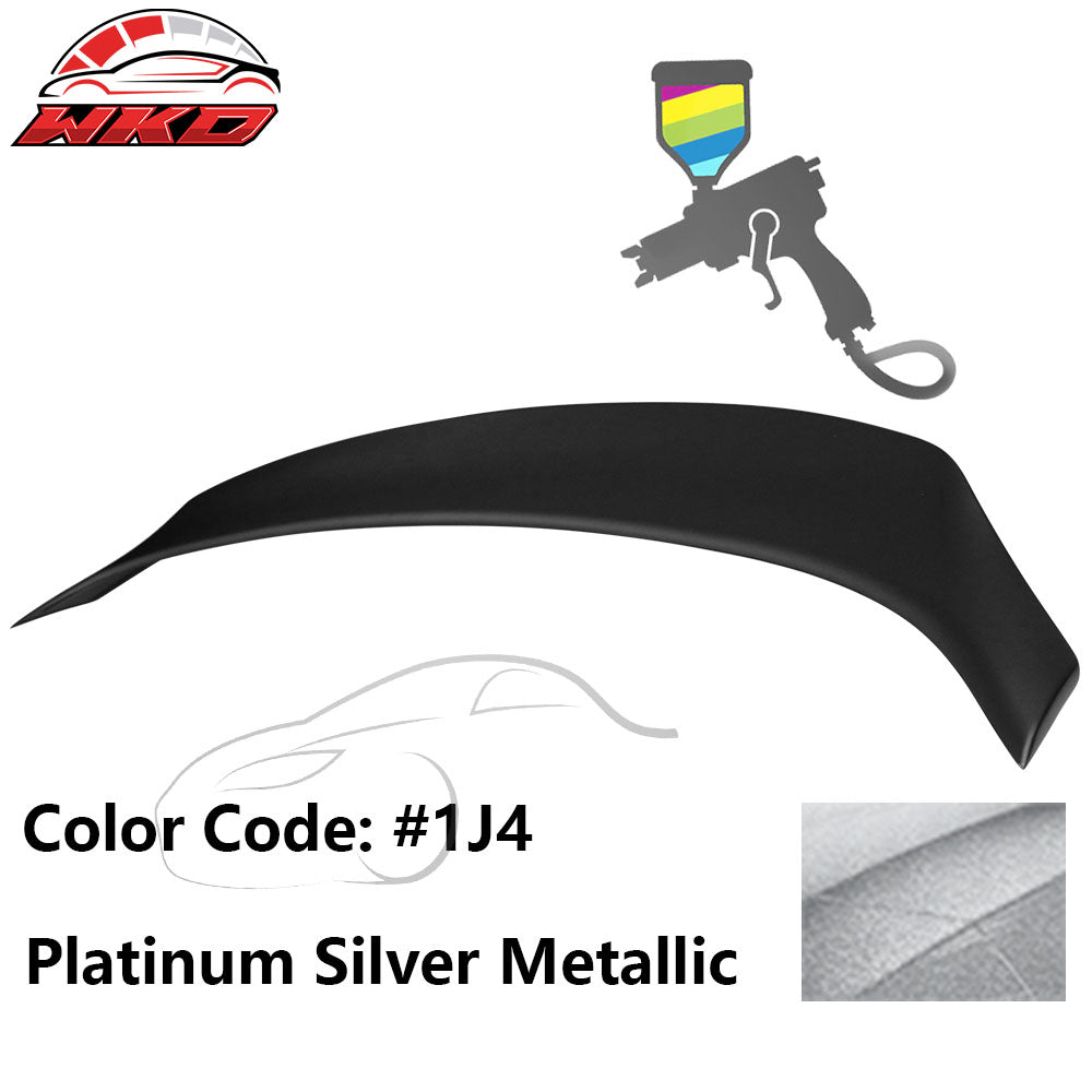 Fits 14-20 Lexus IS250 IS300 IS350 Type A #1J4 Platinum Silver Trunk Spoiler