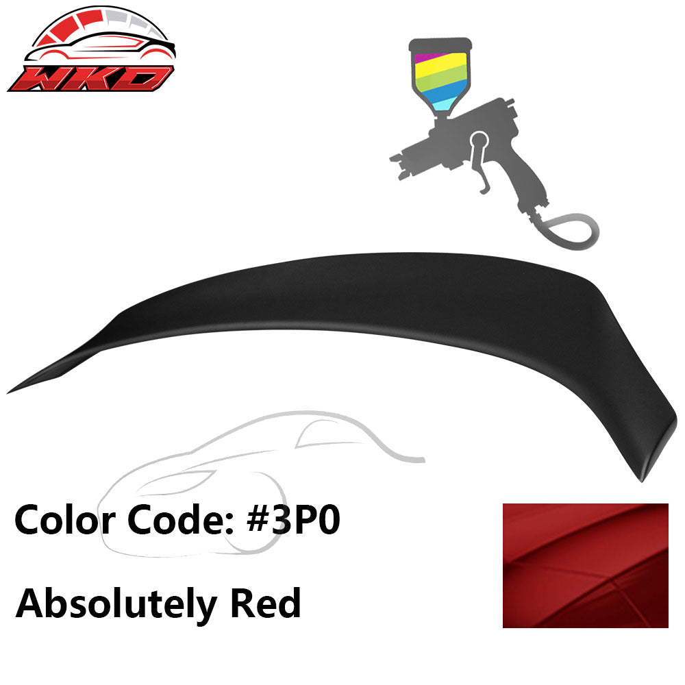 Fits 14-20 Lexus IS250 IS300 IS350 Type A #3P0 Absolutely Red Trunk Spoiler