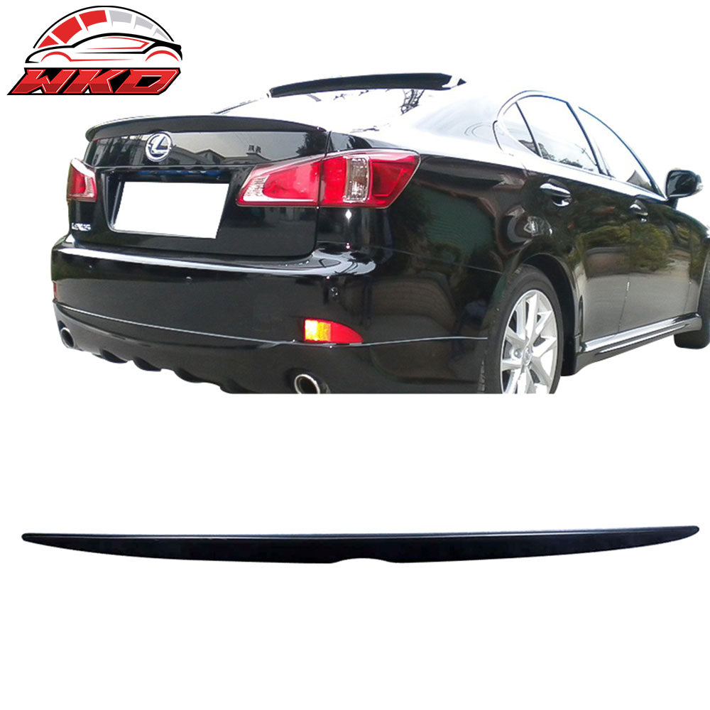 Fits 06-13 Lexus IS250 IS350 OE Style Rear Trunk Spoiler Wing Lip ABS Unpainted