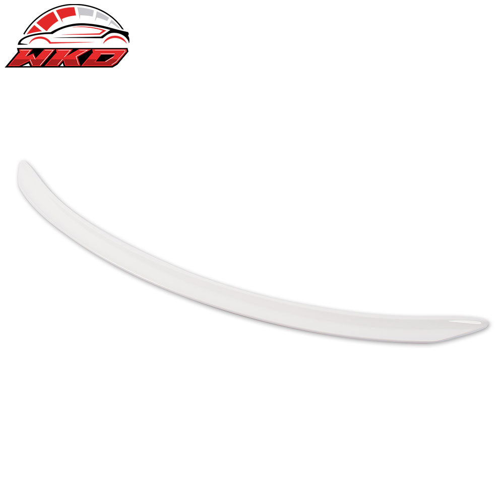 Fits 19-23 Benz C257 CLS-Class AMG Style White Rear Trunk Spoiler Lid Wing Lip