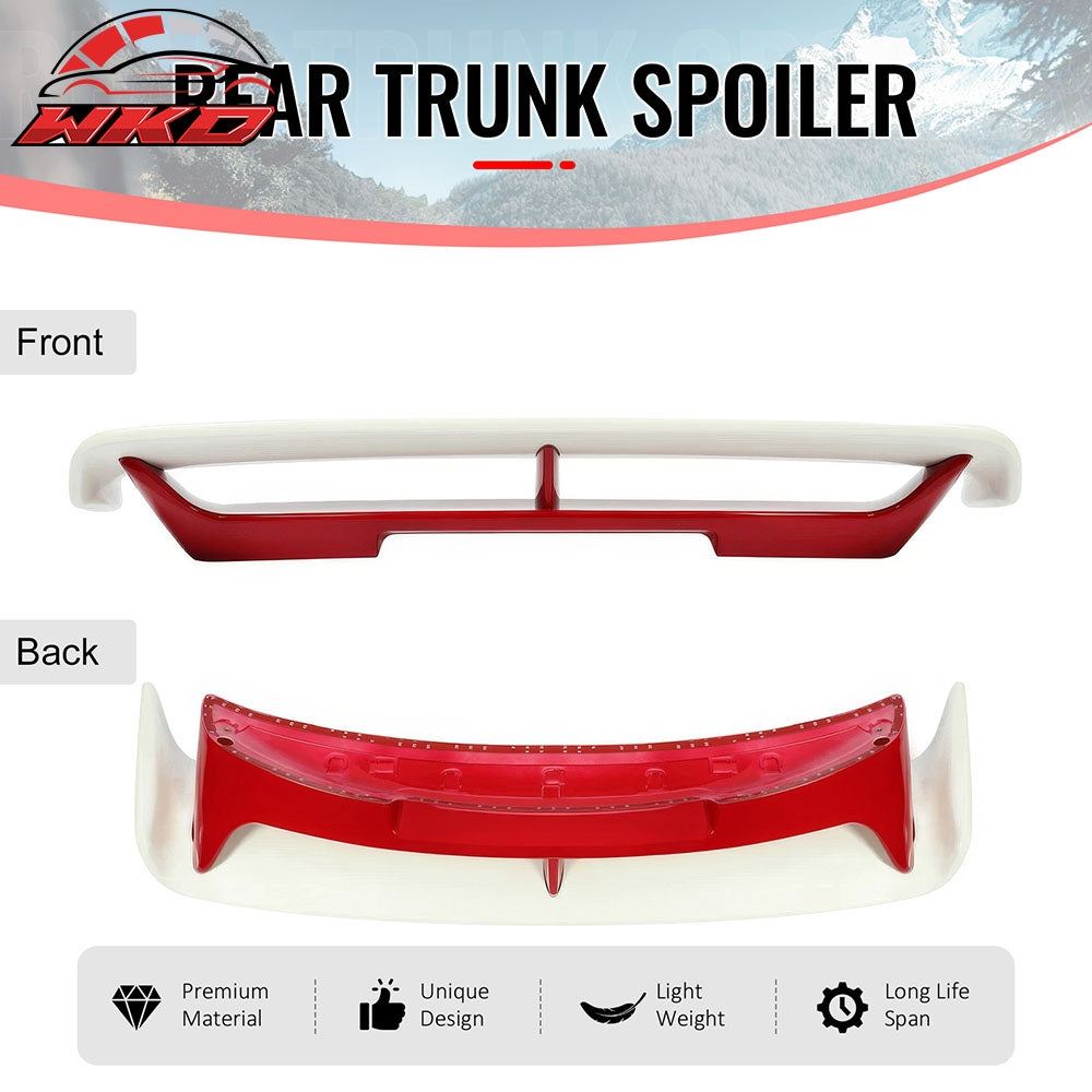 Fits 09-21 Nissan 370Z Coupe N Style Trunk Spoiler Painted #A54 Red & #QAB White
