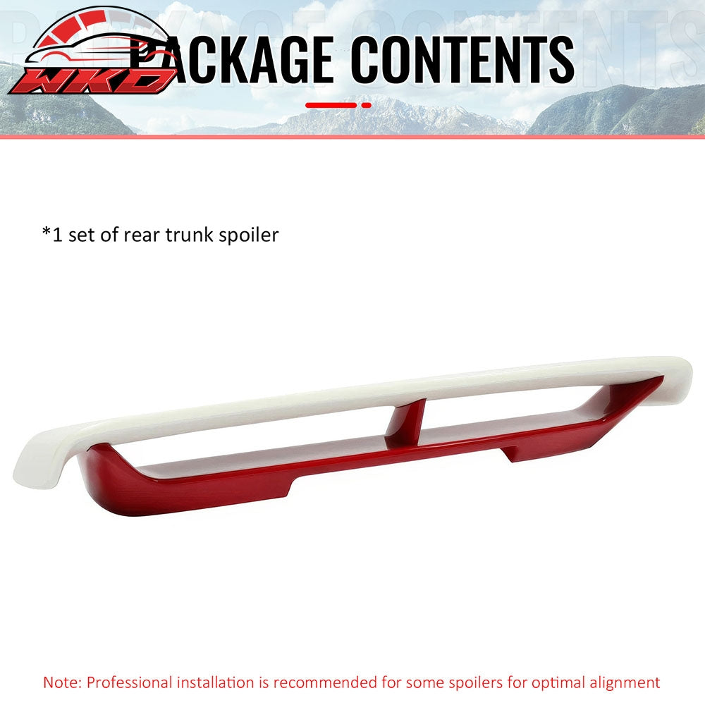Fits 09-21 Nissan 370Z Coupe N Style Trunk Spoiler Painted #A54 Red & #QAB White