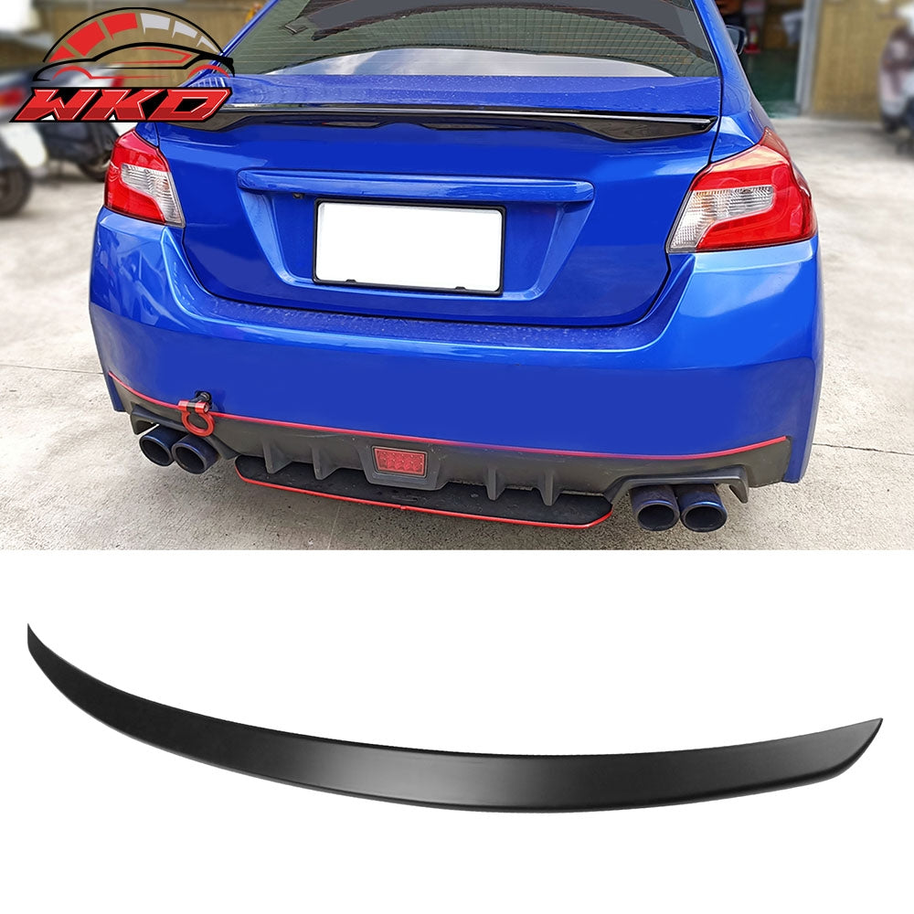 Fits 12-16 Subaru Impreza 15-21 WRX STI D2 Style Rear Trunk Spoiler Unpainted