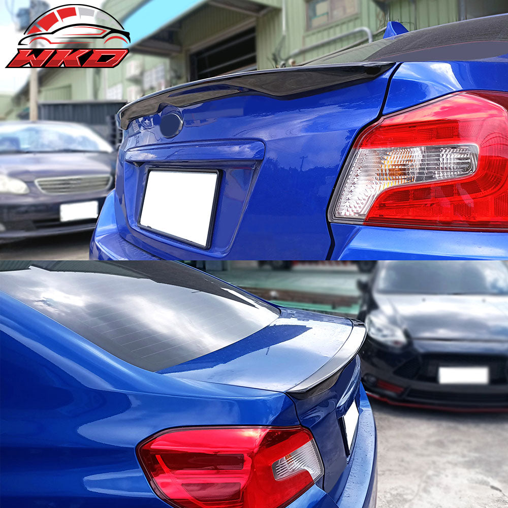 Fits 12-16 Subaru Impreza 15-21 WRX STI D2 Style Rear Trunk Spoiler Unpainted