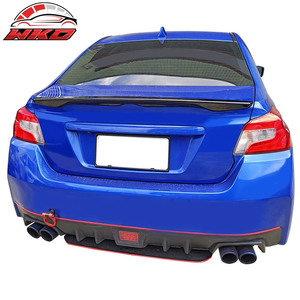 Fits 12-16 Subaru Impreza & 15-21 WRX D2 Style Trunk Spoiler Painted #K1X White