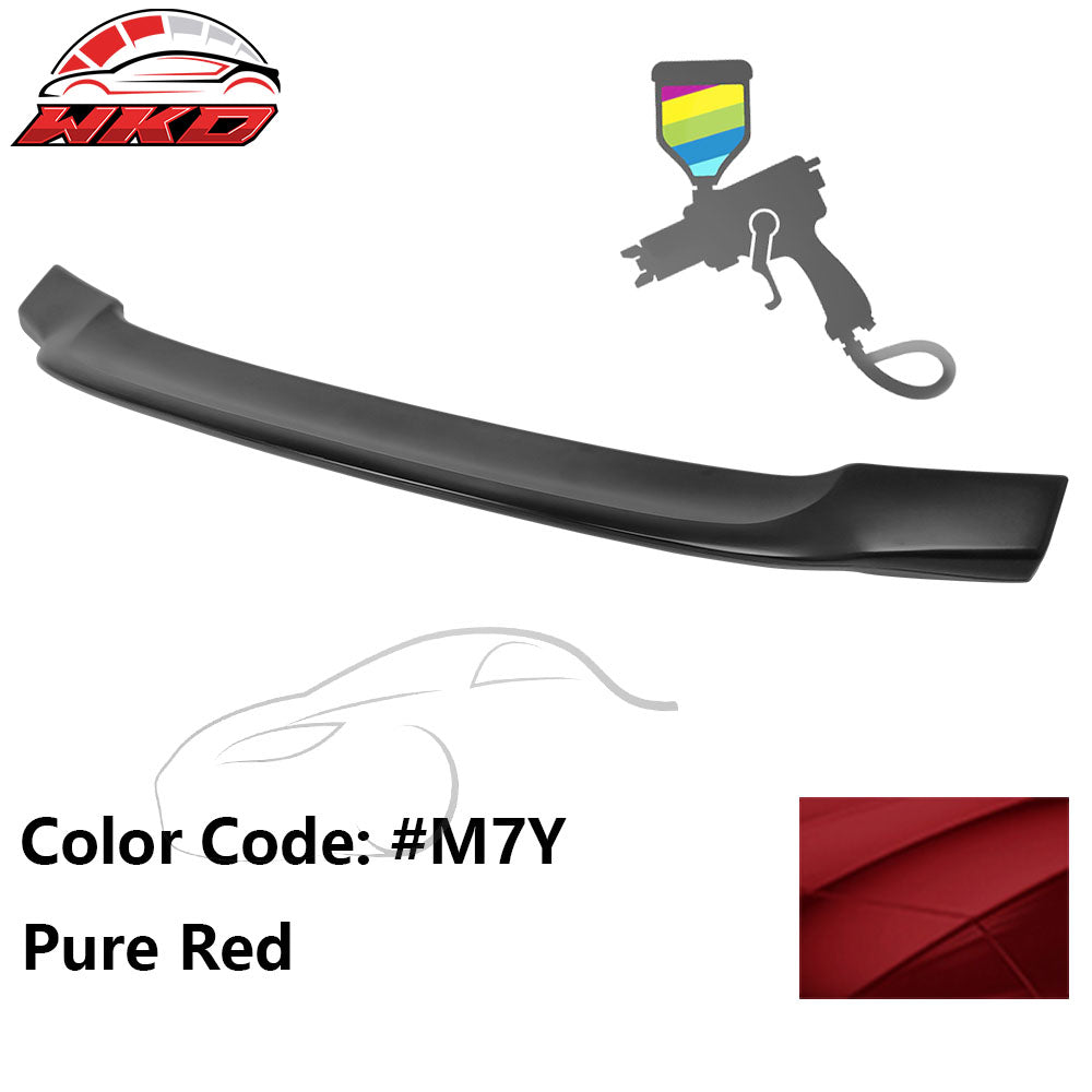 Fits 15-21 Subaru WRX STI PSM Style Rear Trunk Spoiler Lip Painted #M7Y Pure Red