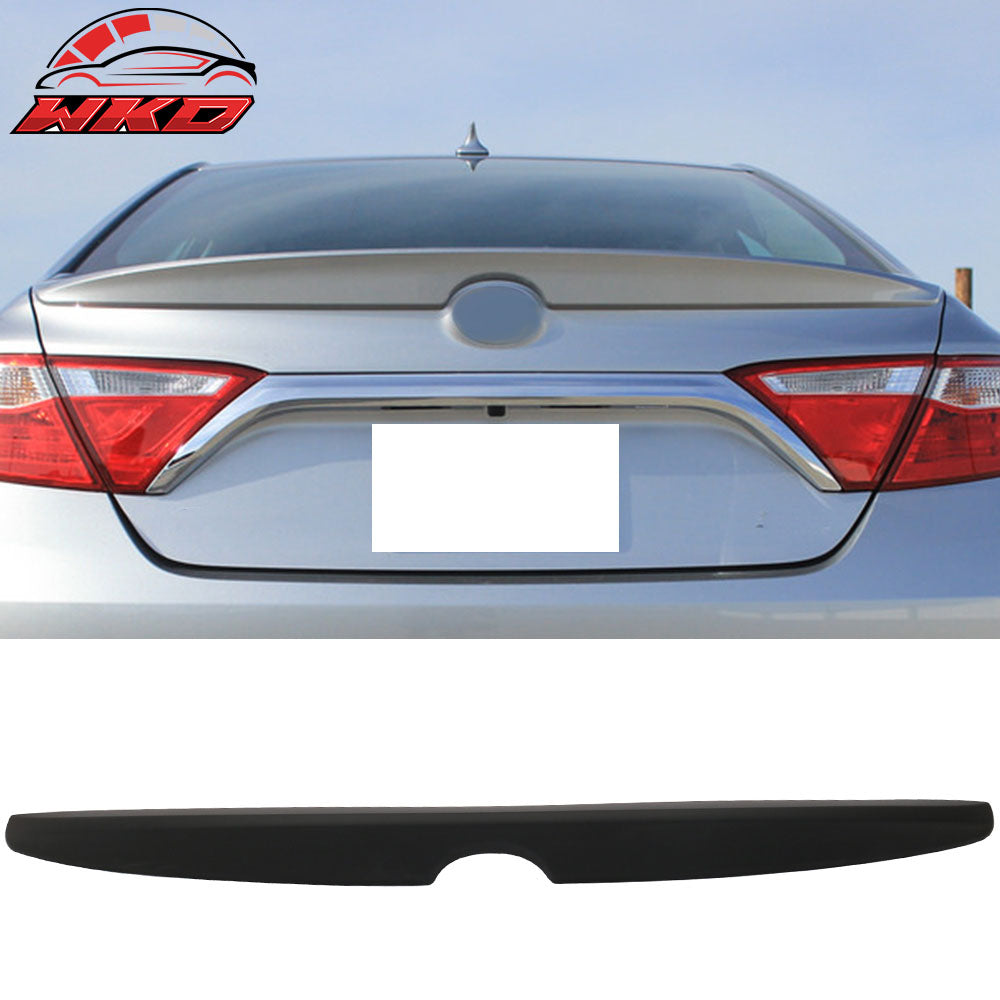 Fits 15-17 Toyota Camry Sedan Flush Mount OE Style Trunk Spoiler ABS Matte Black
