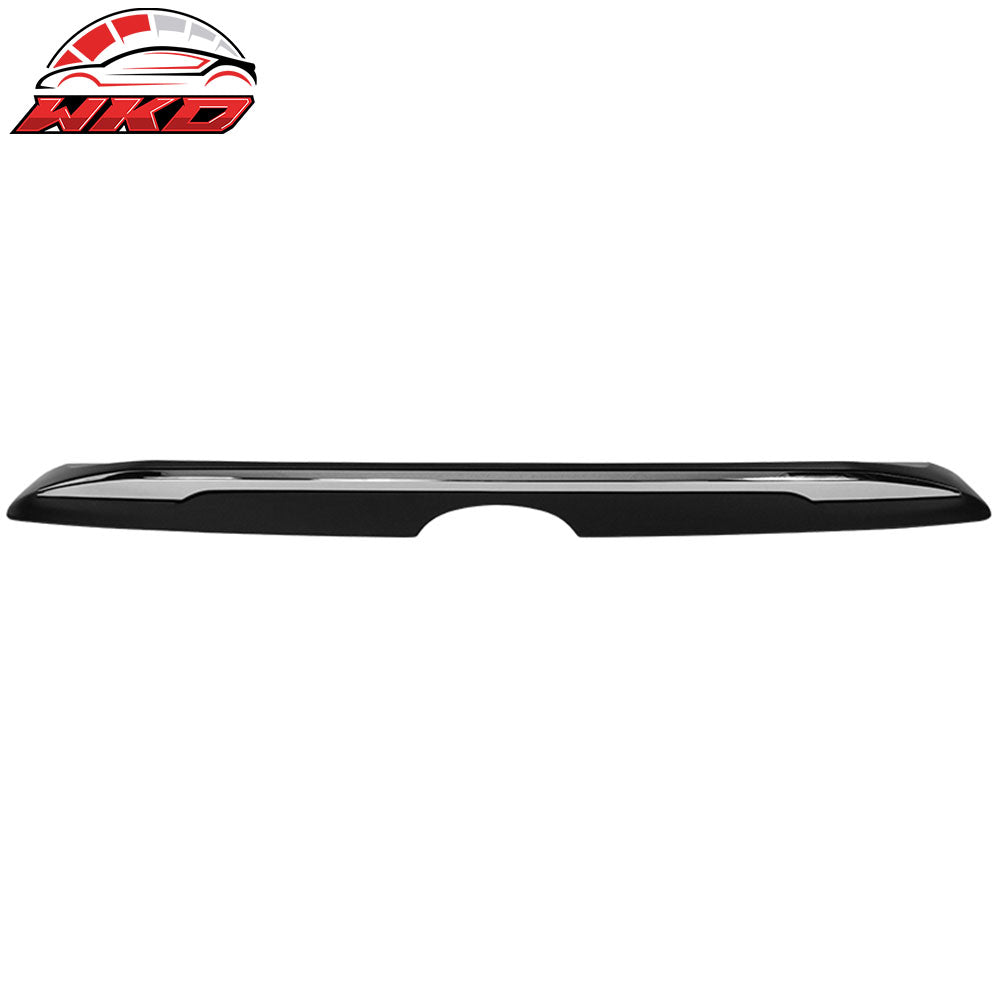 Fits 18-24 Toyota Camry MD Style Rear Trunk Spoiler Wing Unpainted W/Chrome Trim