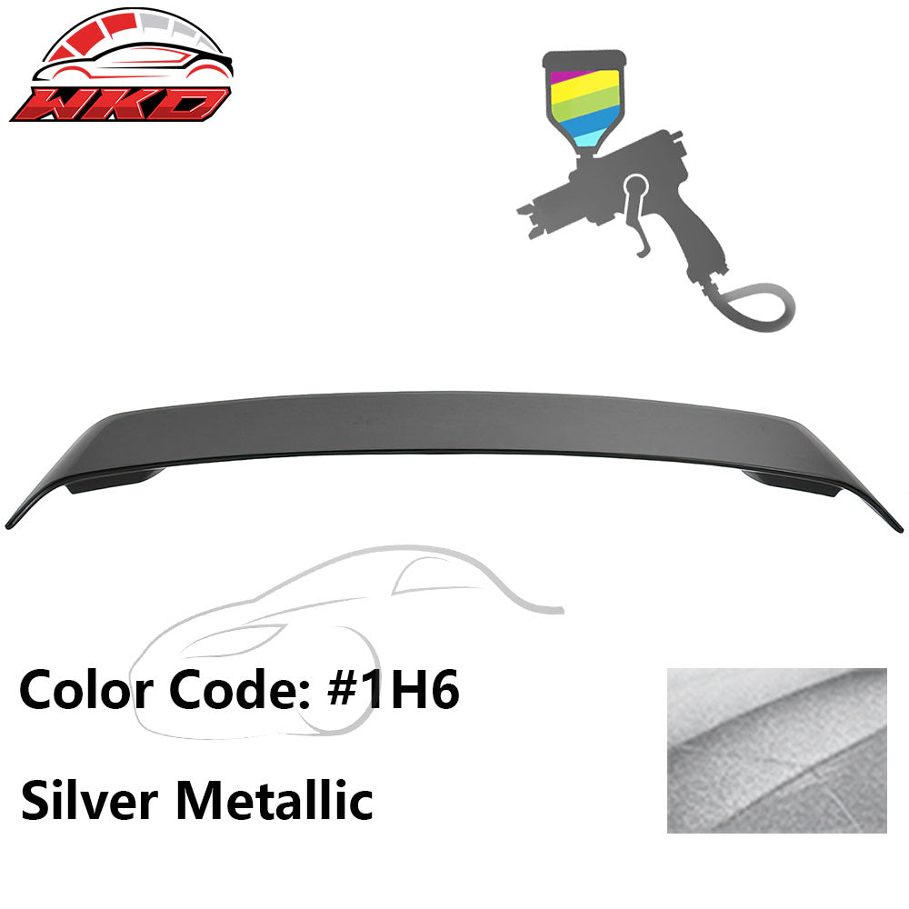 Fits 09-13 Toyota Corolla Rear Trunk Spoiler Lip W/LED Light Painted #1H6 Silver