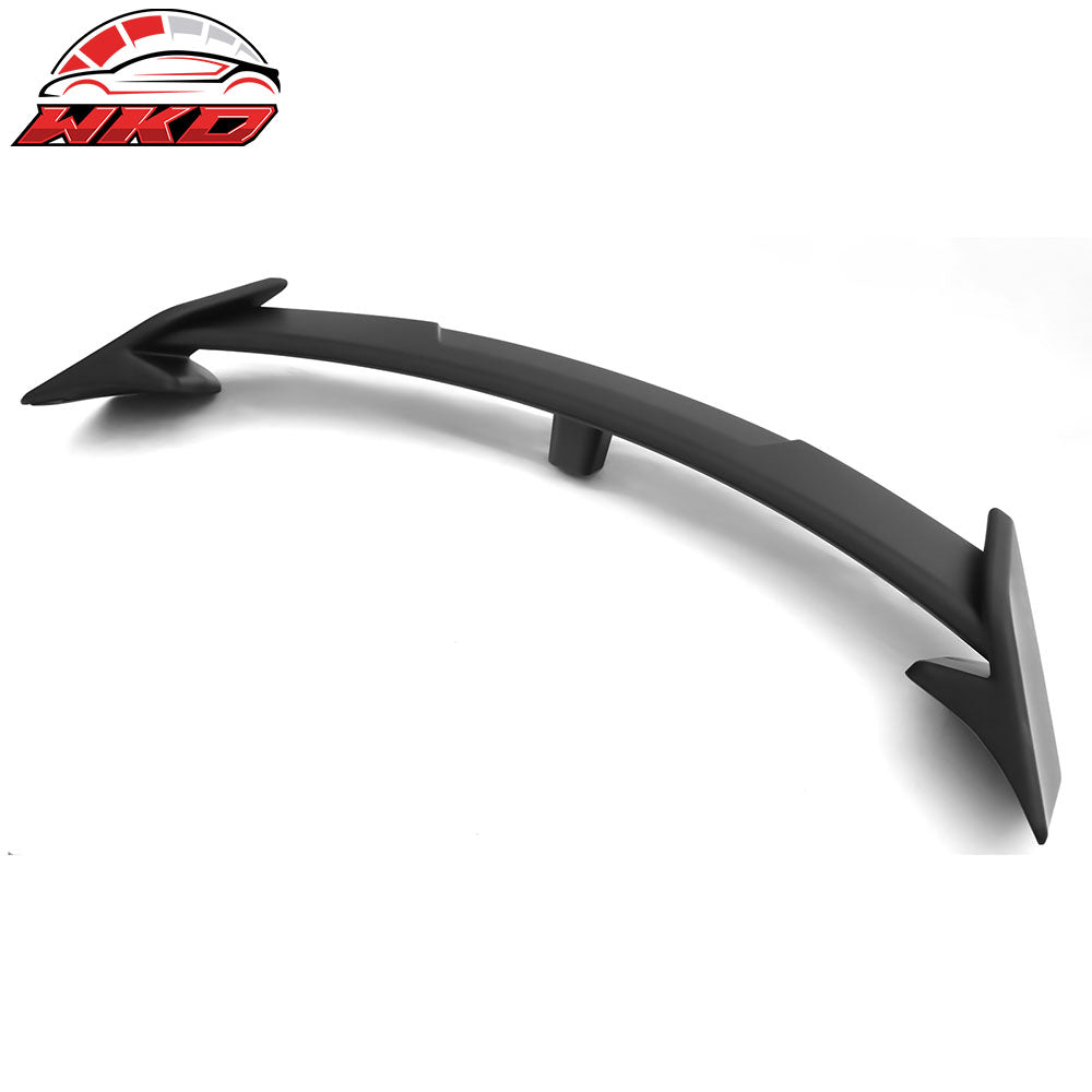 Fits 17-25 Tesla Model 3 GT Style Rear Trunk Spoiler Wing Lip Matte Black ABS