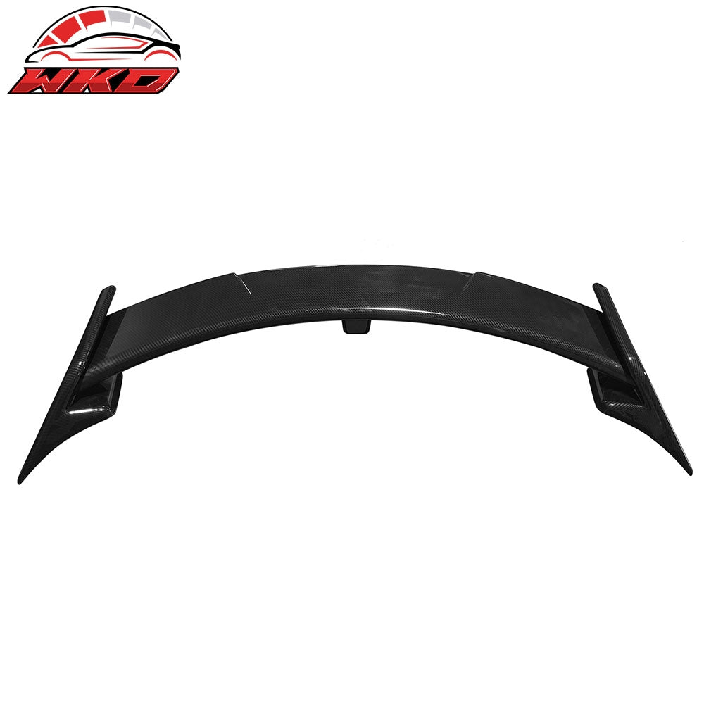 17-26 Tesla Model 3 GT Style Rear Trunk Spoiler Wing Carbon Fiber Print ABS | Wholesale