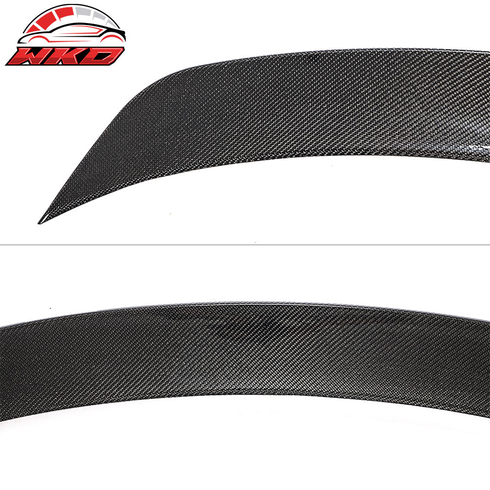 Fits 20-25 Tesla Model Y IKON Style Trunk Spoiler Wing - Carbon Fiber