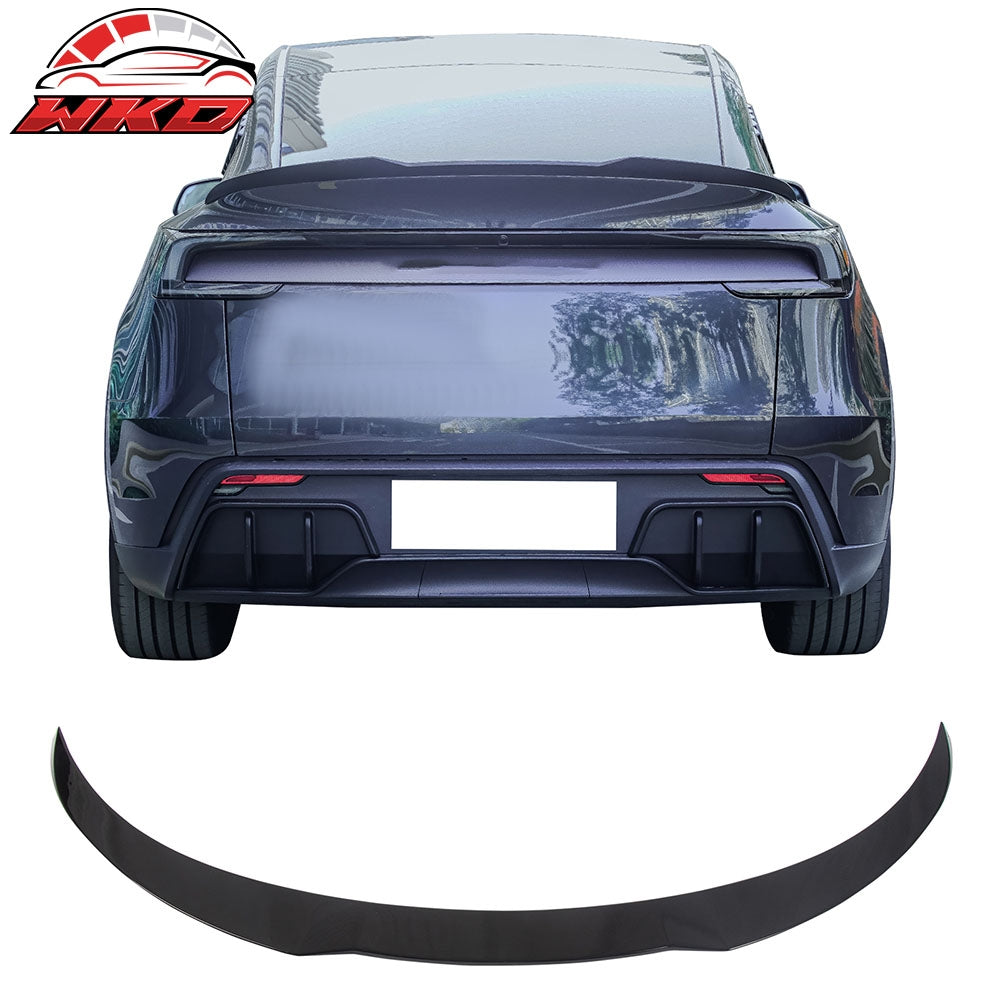 25-26 Tesla Model Y Juniper Trunk Spoiler Gloss Black Rear Wing ABS Trim | Wholesale