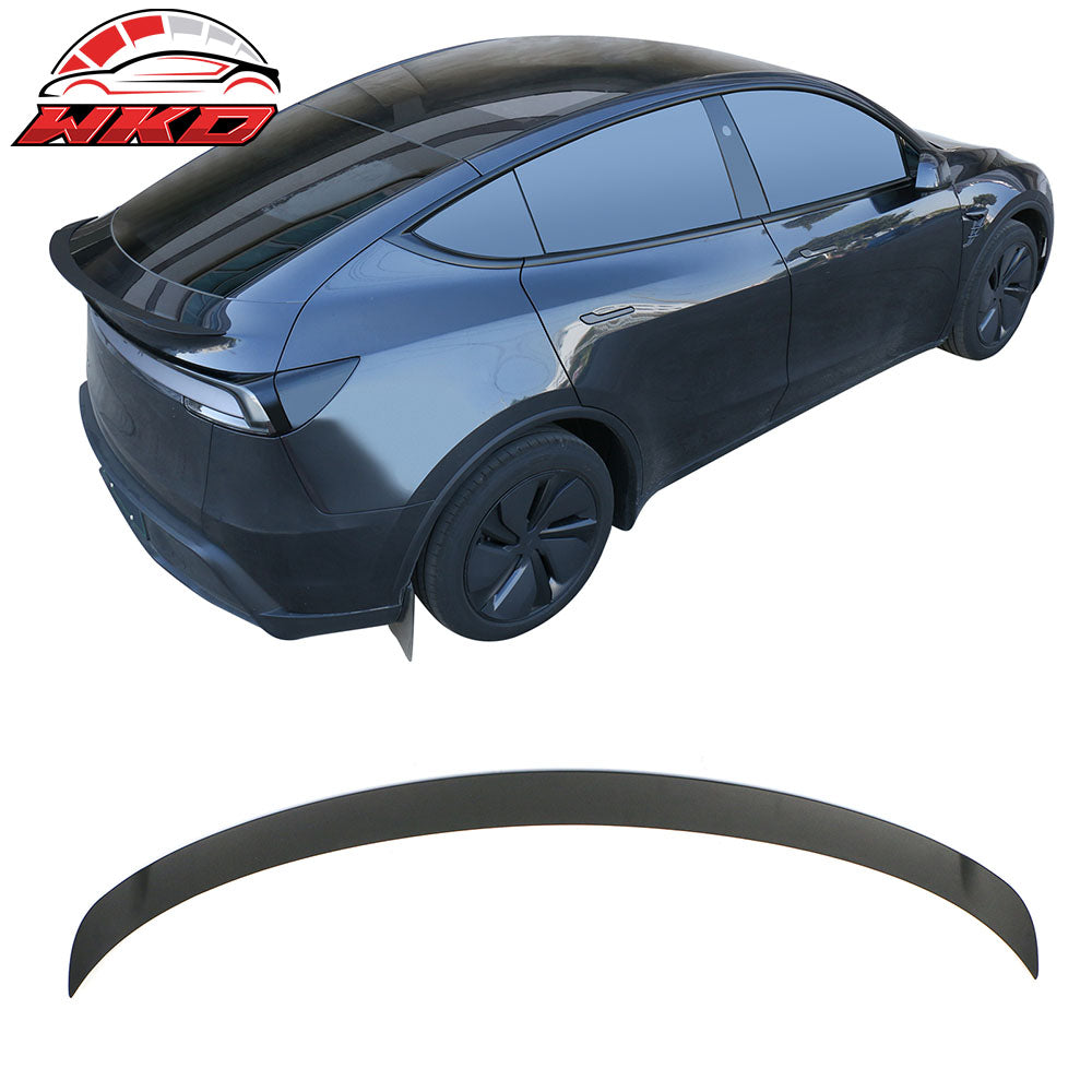 2026 Tesla Model Y Juniper P Style Trunk Spoiler Matte Black Rear Wing ABS | Wholesale