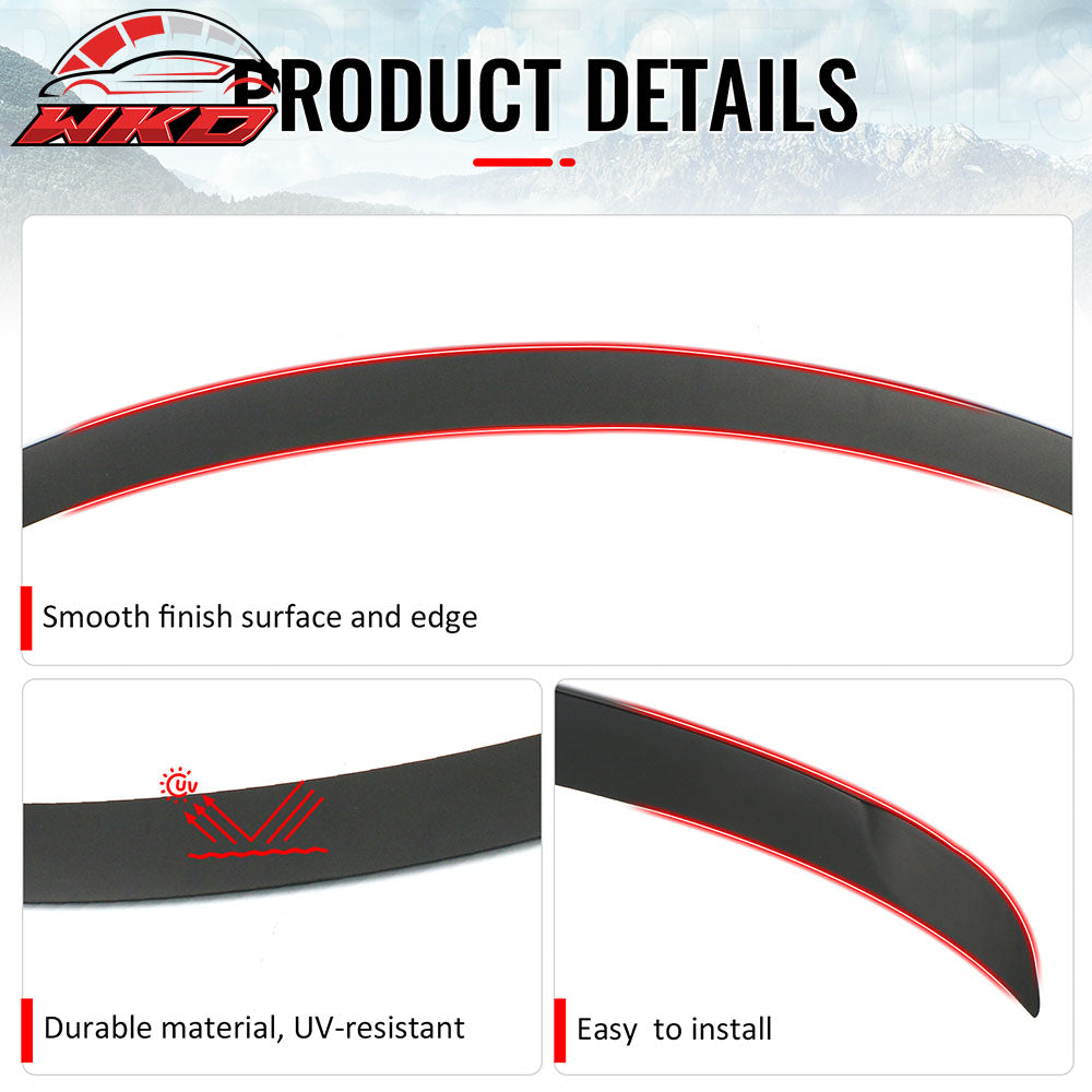 Fits 2026 Tesla Model Y Juniper P Style Trunk Spoiler Matte Black Rear Wing ABS