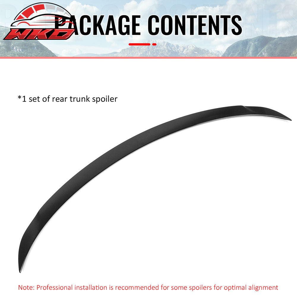 Fits 2026 Tesla Model Y Juniper P Style Trunk Spoiler Gloss Black Rear Wing ABS