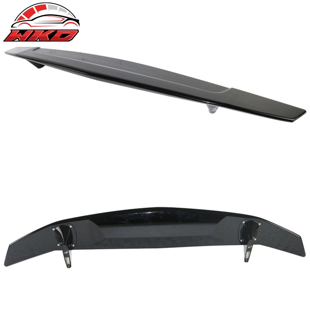 Fits 13-16 Dodge Dart 2 Post Gloss Black Trunk Spoiler Wing - ABS