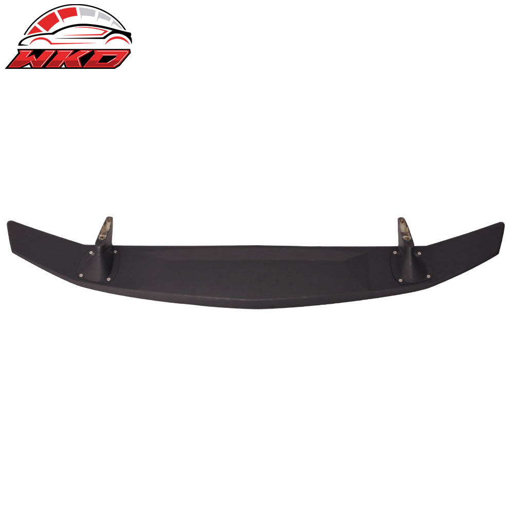 Fits 16-20 Honda Civic 2DR Coupe Rear Trunk Spoiler 2 Post Wing Lip Matte Black