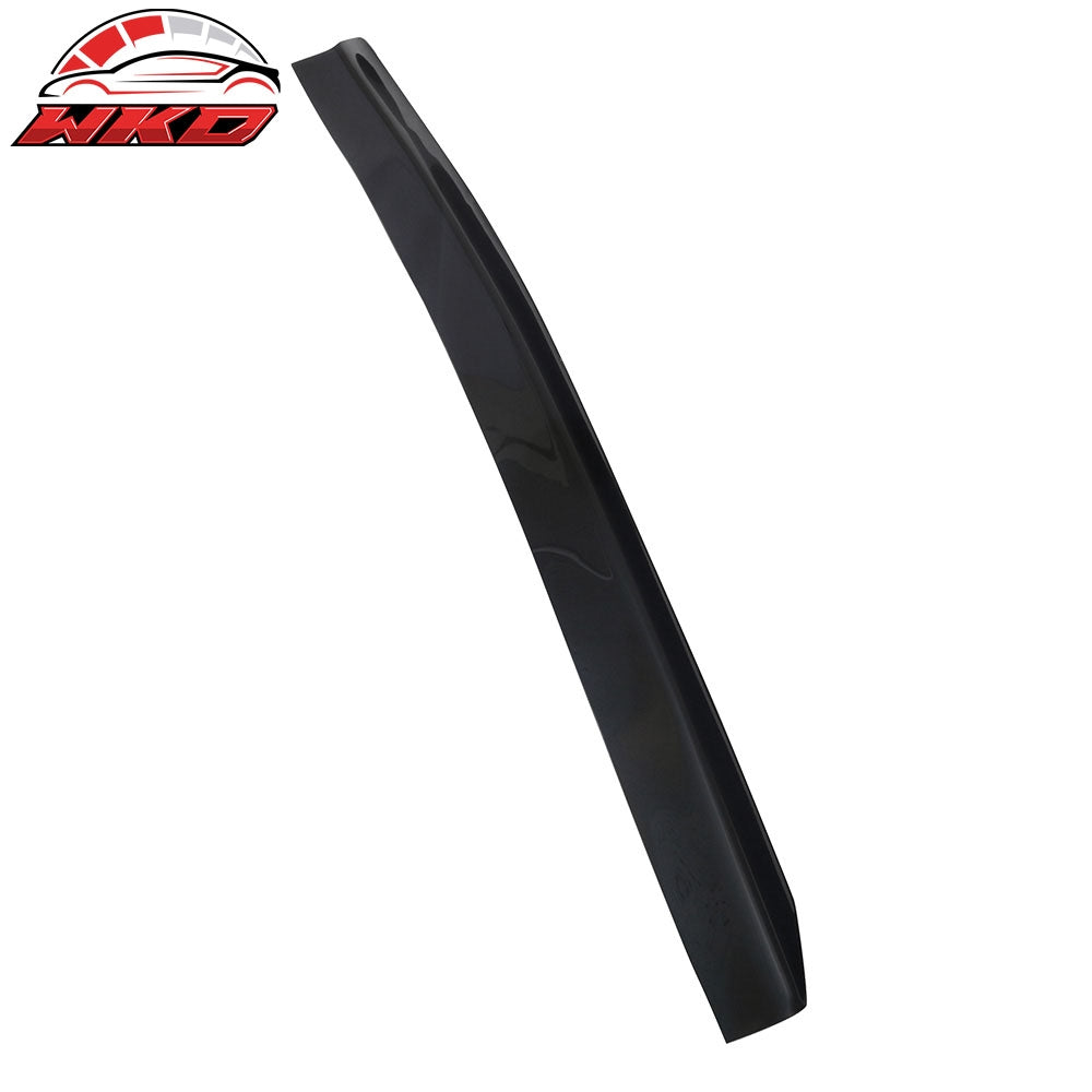 Fits 08-14 Subaru WRX STi Top Gurney Flap Add-On Trunk Spoiler Wing Transparent