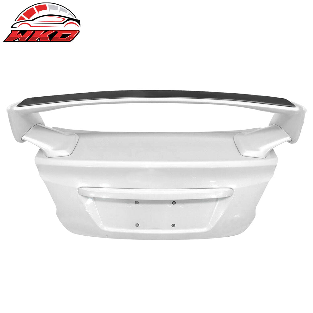 Fits 15-21 Subaru WRX STi Top Gurney Flap Add-On Trunk Spoiler Wing Transparent