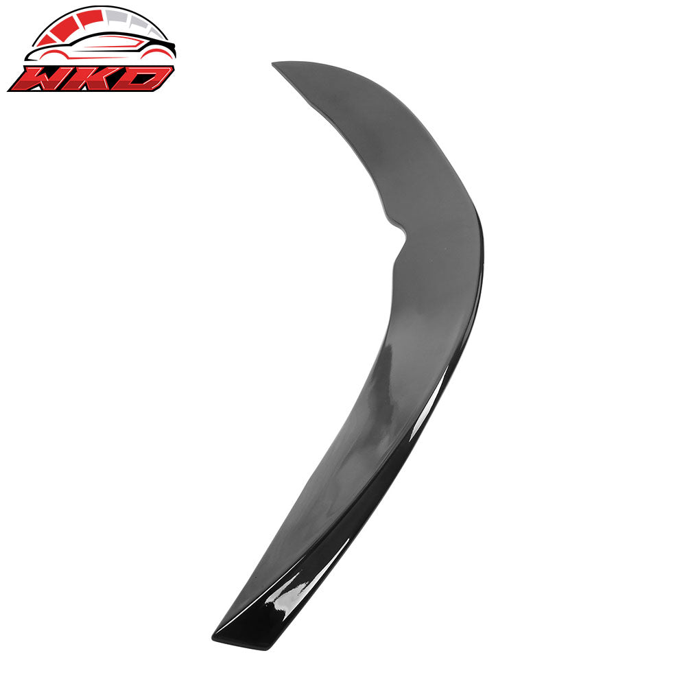 Fits 16-18 Toyota Rav4 IKON ABS Add-on Rear Trunk Spoiler Middle Lip Gloss Black