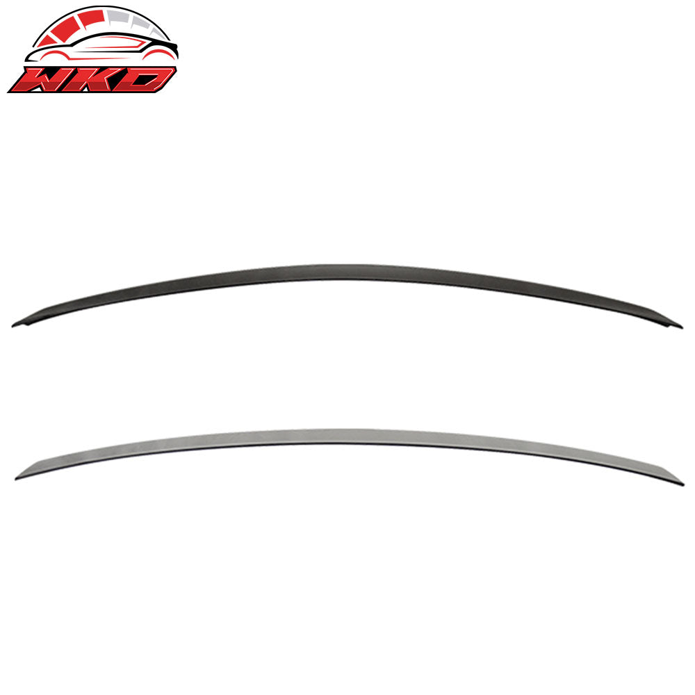 08-14 Benz W204 C Class AMG Rear Trunk Spoiler + OE Roof Spoiler #040 Black | Wholesale