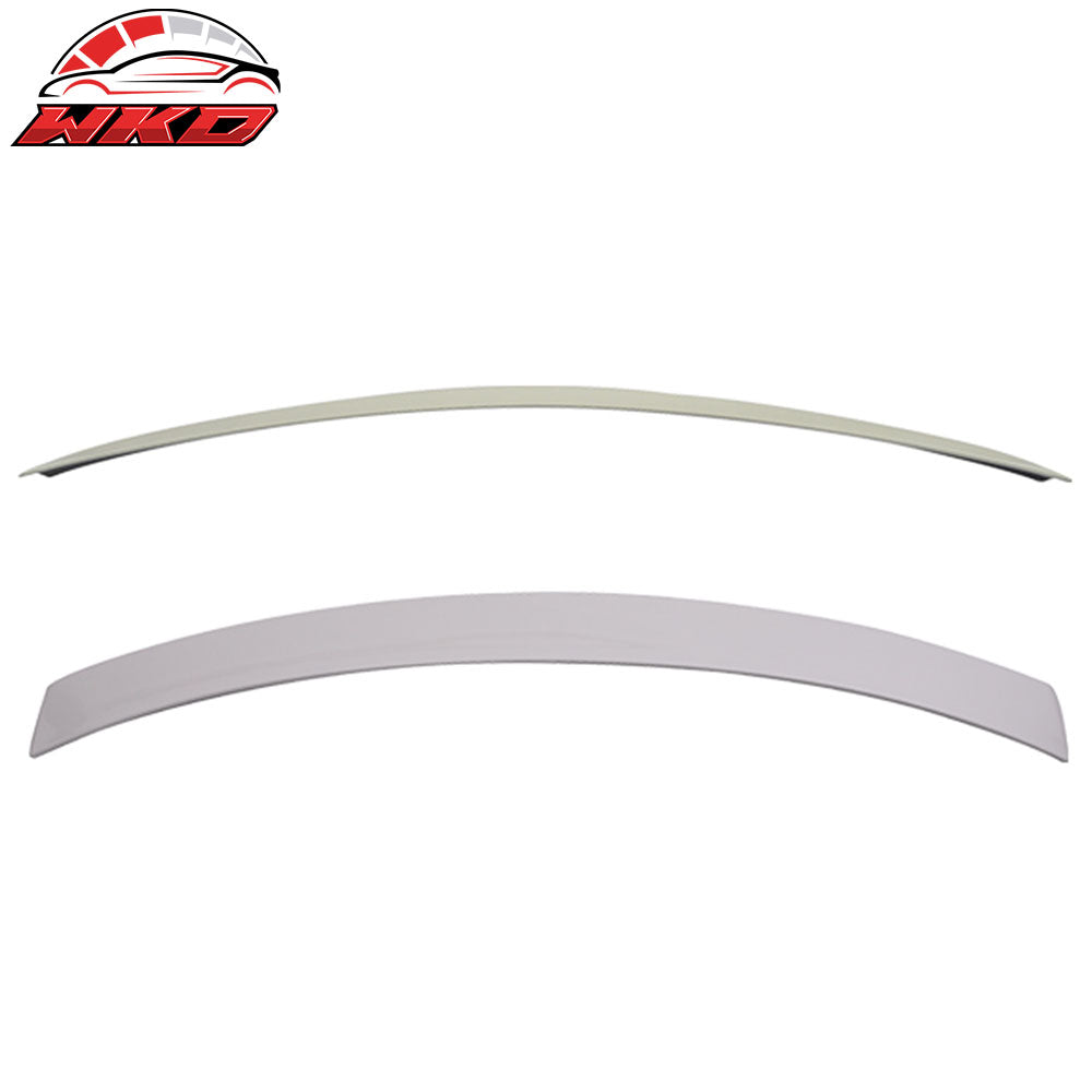 08-14 Benz W204 Sedan AMG Trunk + OE Roof Spoiler Painted #650 Cirrus White | Wholesale